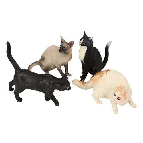 Beaupretty 4Stücke Realistische Katzenfigur Dekorative Katze Statue für Kinderzimmer Wohnung Lernspielzeug und Deko Ornament für Katzenliebhaber Beaupretty 4Stücke Realistische Katzenfigur Dekorative Katze Statue für Kinderzimmer Wohnung Lernspielzeug und Deko Ornament für Katzenliebhaber von Beaupretty