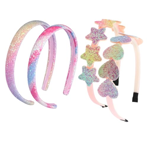 Beaupretty 4Stücke Teiliges Stirnband Glitzer Haarband für Regenbogenfarben Sterndesign für Kostümpartys und Themenfeiern Leicht und Bequem aus Sicherem Beaupretty 4Stücke Teiliges Stirnband Glitzer Haarband für Regenbogenfarben Sterndesign für Kostümpartys und Themenfeiern Leicht und Bequem aus Sicherem von Beaupretty
