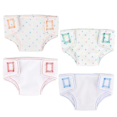 Beaupretty 4Stücke Wiederverwendbare Puppenhöschen für Puppen Puppenkostüm Zubehör für Rollenspiele und Kreatives Beaupretty 4Stücke Wiederverwendbare Puppenhöschen für Puppen Puppenkostüm Zubehör für Rollenspiele und Kreatives von Beaupretty