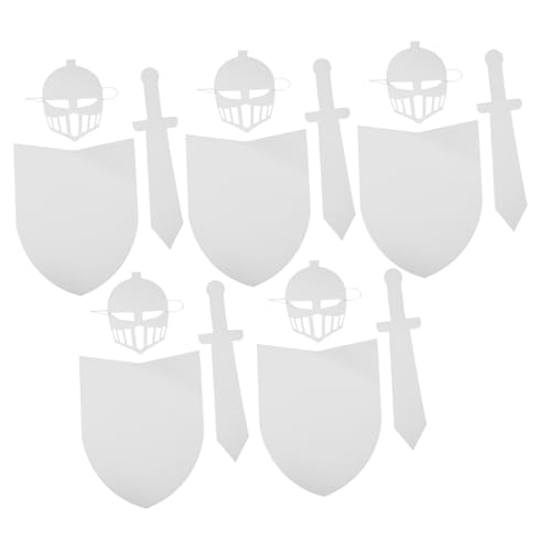 Beaupretty 5 Sätze Diy Ritterschild Maske aus Leichtem Karton Bemalbar und für Halloween Mittelalter Rollenspiele und Partyaktivitäten Beaupretty 5 Sätze Diy Ritterschild Maske aus Leichtem Karton Bemalbar und für Halloween Mittelalter Rollenspiele und Partyaktivitäten von Beaupretty