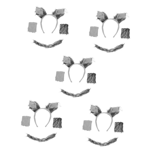 Beaupretty 5 Sätze Wolf Kostüm Handschuhe Ohren Werwolf Cosplay Ups Tierkostüm Wolf-kostüm-requisiten Tier-stirnband-kostüm Party-kostüm-requisite Plüsch Beaupretty 5 Sätze Wolf Kostüm Handschuhe Ohren Werwolf Cosplay Ups Tierkostüm Wolf-kostüm-requisiten Tier-stirnband-kostüm Party-kostüm-requisite Plüsch von Beaupretty