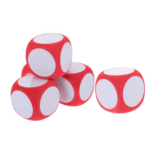 Beaupretty 5 Stück Blanko Schaumwürfel für DIY Spiele Große Farbige Würfel für Party und Schulaktivitäten Kreative Spielwürfel für Unterricht und Freizeit von Beaupretty