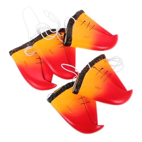 Beaupretty 5 Stück Dekorative Tier Nasen Requisiten Set Papageien Nase für Kostümpartys Karneval und Kindergeburtstage Hochwertige Vinyl Nasenmasken Langlebig und Sicher von Beaupretty