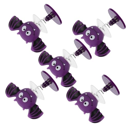 Beaupretty 5 Stück Fledermaus Hüpfspielzeug Lustige Halloween Frühlingsspielzeuge für Party Sicheres und Leichtes Design für Halloween Feiern und Kindergeburtstage von Beaupretty