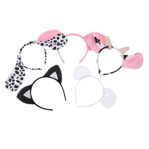 Beaupretty 5 Stück Haarreifen für Kinder Plüsch Cosplay Kopfschmuck für Halloween und Karneval Schickes Haarzubehör für Mädchen Komfortabel und Hautfreundlich von Beaupretty