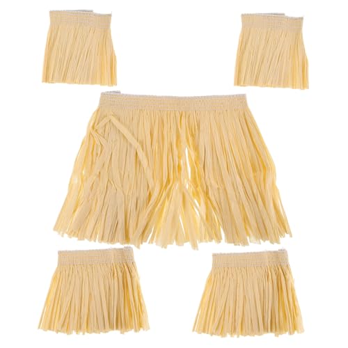 Beaupretty 5 Stück Hawaiianisches Rock Kostüm Teiliges aus Umweltfreundlichem Rafiapapier mit Quasten und für Damen und Herren Bühnenauftritte Luau Strand und Karnevalspartys Beaupretty 5 Stück Hawaiianisches Rock Kostüm Teiliges aus Umweltfreundlichem Rafiapapier mit Quasten und für Damen und Herren Bühnenauftritte Luau Strand und Karnevalspartys von Beaupretty