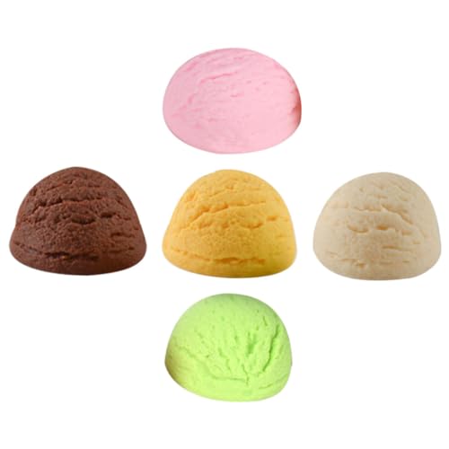 Beaupretty 5 Stück Künstliche Eiscreme Kugeln Lebensnahe Dekorative Requisiten für Party Küche Dessertladen und Kunstskizzen Beaupretty 5 Stück Künstliche Eiscreme Kugeln Lebensnahe Dekorative Requisiten für Party Küche Dessertladen und Kunstskizzen von Beaupretty