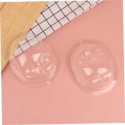 Beaupretty 5 Stück Mini Puppenmaske Transparentes Zubehör Staubdichte Gesichtsabdeckung für DIY Puppen Bastelbedarf für Kleine Loli Puppen und Plüschtiere von Beaupretty