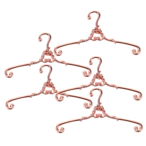 Beaupretty 5 Stück Miniatur Kleiderbügel für Puppen Hochwertige Metallkleiderbügel Roségold für Puppenkleidung im Puppenhaus zum Organisieren und Aufhängen von Puppenkleidern Beaupretty 5 Stück Miniatur Kleiderbügel für Puppen Hochwertige Metallkleiderbügel Roségold für Puppenkleidung im Puppenhaus zum Organisieren und Aufhängen von Puppenkleidern von Beaupretty