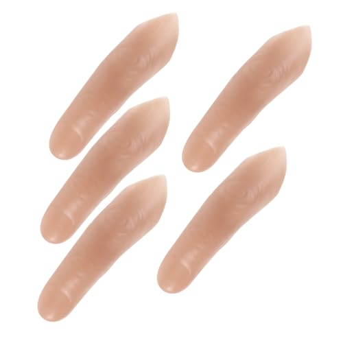 Beaupretty 5 Stück Realistische Fake Fingers Prothese für Bühnen und Filmrequisiten Extra Lange Hochsimulierte Vinyl Finger für Cosplay Zaubertricks und Rollenspiele Vielseitige Beaupretty 5 Stück Realistische Fake Fingers Prothese für Bühnen und Filmrequisiten Extra Lange Hochsimulierte Vinyl Finger für Cosplay Zaubertricks und Rollenspiele Vielseitige von Beaupretty