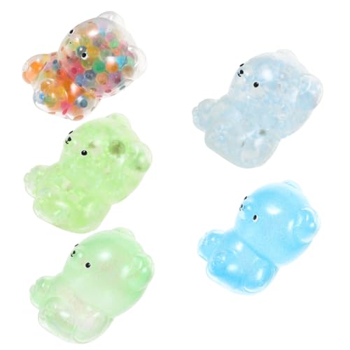 Beaupretty 5 Stück Stressabbau Niedliche Bärchen Squeeze Toys aus Elastischem TPR Handliches Anti Stress für Erwachsene und Vielseitig als Entspannungs Lernspielzeug Geeignet von Beaupretty