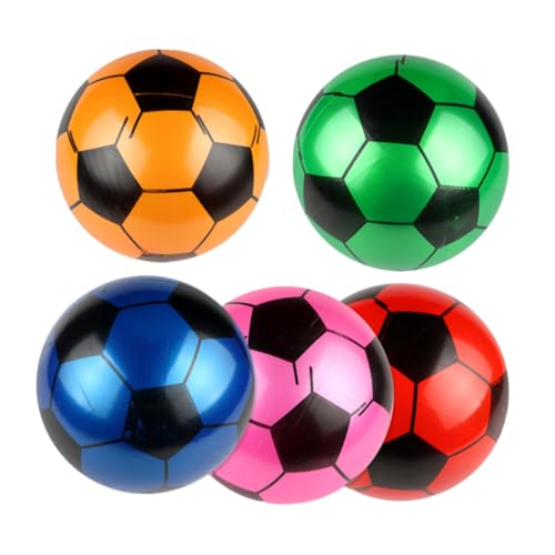 Beaupretty 5 Stück Teiliges Aufblasbares Ballspiel für Fußbälle aus Robustem PVC Springende Gummibälle für Indoor und Outdoor Bunte Sportspielzeuge für Jungen und Mädchen Zufällige Farbe Beaupretty 5 Stück Teiliges Aufblasbares Ballspiel für Fußbälle aus Robustem PVC Springende Gummibälle für Indoor und Outdoor Bunte Sportspielzeuge für Jungen und Mädchen Zufällige Farbe von Beaupretty