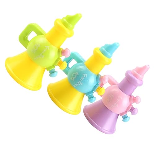 Beaupretty 5 Stück Teiliges Bunte Kunststoff Trompeten mit Cartoon Robust und Sicher Geeignet für Junge Mädchen und Kleinkinder Fördert Spielspaß und Festliche für Jungen und Zufällige Farbe von Beaupretty