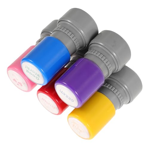 Beaupretty 5 Stück Teiliges Bunte Lehrer Stempel für Klassenzimmer Selbstfärbend Motivierende Belohnungsstempel für Bewertungssiegel für Grundschule und Sekundarstufe Vielseitig für Beaupretty 5 Stück Teiliges Bunte Lehrer Stempel für Klassenzimmer Selbstfärbend Motivierende Belohnungsstempel für Bewertungssiegel für Grundschule und Sekundarstufe Vielseitig für von Beaupretty