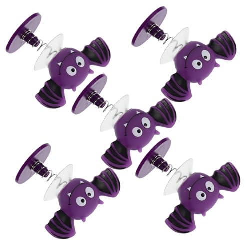 Beaupretty 5 Stück Teiliges Fröhliche Springende Fledermausspielzeuge für Lustige Halloween Spielzeuge als Partygeschenk und Deko für Mädchen Leicht und Stabil für Kinderpartys von Beaupretty