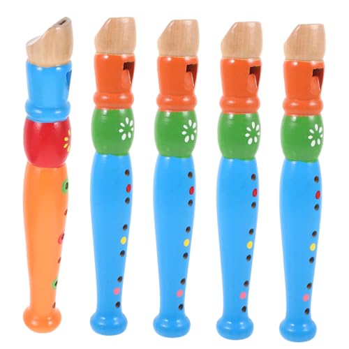 Beaupretty 5 Stück Teiliges Holz Blockflöten für Stabile Langlebige Lernflöten Leichtes Windinstrument für Anfänger und Musikpraxis von Beaupretty