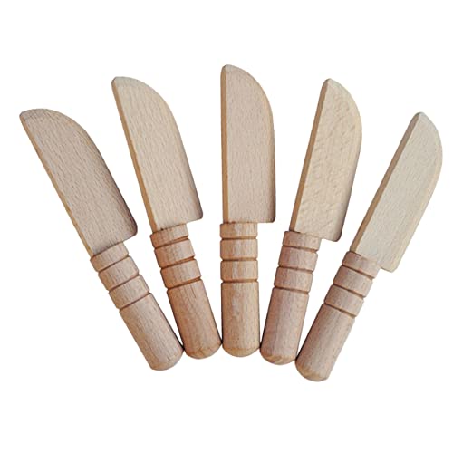 Beaupretty 5 Stück Teiliges Holzspielzeug Messer Set für Kinderküche Realistische DIY Obstschneider Sicheres Montessori Lernspielzeug Dekoratives Zubehör für Puppenhaus Pädagogisches Beaupretty 5 Stück Teiliges Holzspielzeug Messer Set für Kinderküche Realistische DIY Obstschneider Sicheres Montessori Lernspielzeug Dekoratives Zubehör für Puppenhaus Pädagogisches von Beaupretty