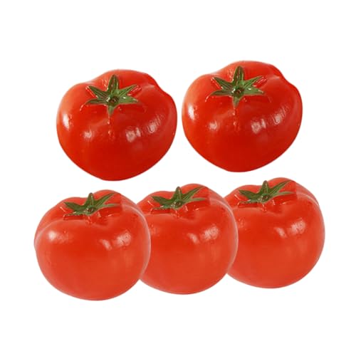 Beaupretty 5 Stück Teiliges Künstliche Tomatenmodelle Realistische Miniatur Gemüse Dekoration Hochwertige Simulation für Fotografie und Innendekoration Beaupretty 5 Stück Teiliges Künstliche Tomatenmodelle Realistische Miniatur Gemüse Dekoration Hochwertige Simulation für Fotografie und Innendekoration von Beaupretty