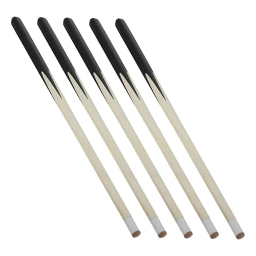 Beaupretty 5 Stück Teiliges Mini Billard Queue Set aus Robustem Kurze Pool Sticks für Kleine Hände Verzugsfest für Tischbillard und Familienspiele von Beaupretty