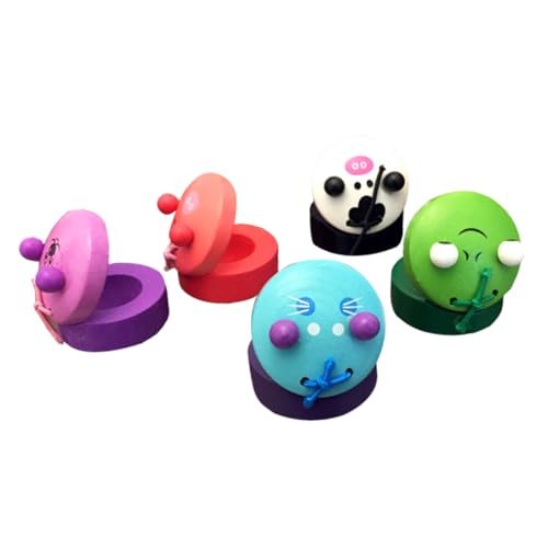 Beaupretty 5 Stück Teiliges Percussion aus Holz Bunte Kastagnetten für Kleinkinder Fördert Musikalische Fähigkeiten und Sinnesentwicklung für Weihnachten und Neujahr Beaupretty 5 Stück Teiliges Percussion aus Holz Bunte Kastagnetten für Kleinkinder Fördert Musikalische Fähigkeiten und Sinnesentwicklung für Weihnachten und Neujahr von Beaupretty
