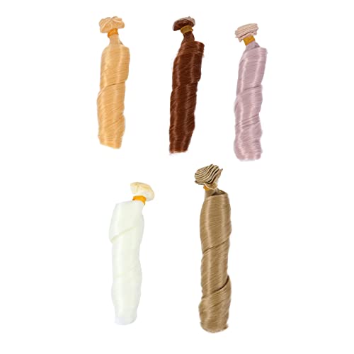Beaupretty 5 Stück Teiliges Puppenhaar Hitzebeständig für DIY Puppenperücken Langlebig und Fest Sitzend zum Basteln und Reparieren von Puppen Verschiedene Längen für Kreative Frisuren Beaupretty 5 Stück Teiliges Puppenhaar Hitzebeständig für DIY Puppenperücken Langlebig und Fest Sitzend zum Basteln und Reparieren von Puppen Verschiedene Längen für Kreative Frisuren von Beaupretty