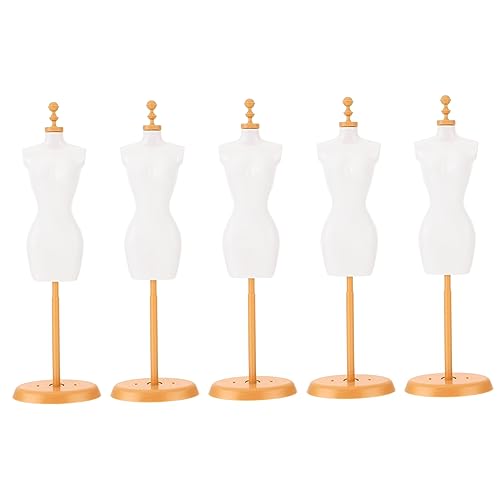 Beaupretty 5 Stück Puppenständer für Puppenkleider Kleiner Mannequin Modell Puppen Zubehör für Kinder Puppen Display Halter für Kreative Gestaltung von Beaupretty