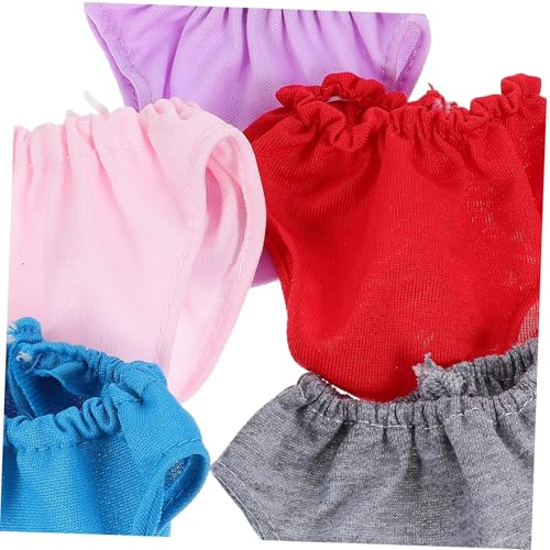 Beaupretty 5 Stück Teiliges Puppenunterwäsche Verstellbar Handgefertigt Weiche Bunte Farben Geeignet für Puppen zum Anziehen und DIY Spielzeugzubehör Beaupretty 5 Stück Teiliges Puppenunterwäsche Verstellbar Handgefertigt Weiche Bunte Farben Geeignet für Puppen zum Anziehen und DIY Spielzeugzubehör von Beaupretty