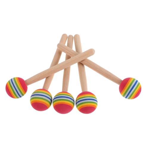 Beaupretty 5 Stück Teiliges Regenbogen Trommelstöcke für Handgefertigte Percussion Sticks aus Holz Farbenfrohes Musikinstrument für Spielerisches Lernen und Musikalische Entdeckung Beaupretty 5 Stück Teiliges Regenbogen Trommelstöcke für Handgefertigte Percussion Sticks aus Holz Farbenfrohes Musikinstrument für Spielerisches Lernen und Musikalische Entdeckung von Beaupretty