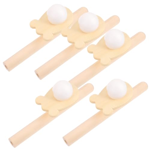 Beaupretty 5 Stück Teiliges Schwimmendes Holzspielzeug für Blasbalancier Atemkontrolle Lustige Pustebälle für Drinnen und Draußen Beaupretty 5 Stück Teiliges Schwimmendes Holzspielzeug für Blasbalancier Atemkontrolle Lustige Pustebälle für Drinnen und Draußen von Beaupretty