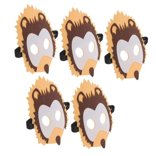 Beaupretty 5 Stück Teiliges Tiermasken Leichtem Vliesstoff für Realistische Tiergesichter für Karneval Halloween Kindergartenaufführungen und Kostümpartys Beaupretty 5 Stück Teiliges Tiermasken Leichtem Vliesstoff für Realistische Tiergesichter für Karneval Halloween Kindergartenaufführungen und Kostümpartys von Beaupretty