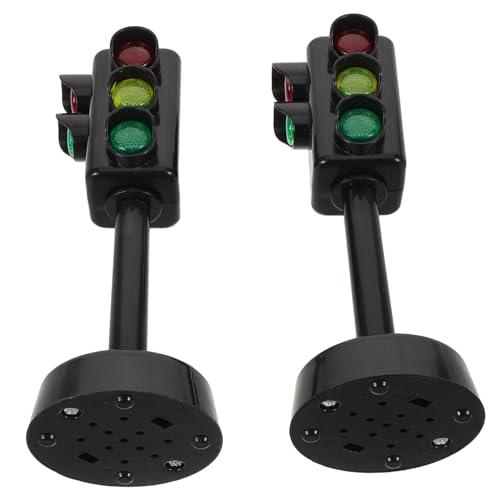 Beaupretty 5 Stück Teiliges Verkehrsampel Spielset mit Sprachfunktion und Licht Kindersicheres Verkehrszeichenmodell für Frühe Verkehrserziehung in Kindergarten und Zuhause Interaktives von Beaupretty