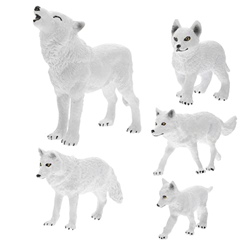 Beaupretty 5 Stück Teiliges Wolf Modell Realistische Wolf Figuren Dekorative Wildtier Statue für Erwachsene für Lernspielzeug und Wohnaccessoires Beaupretty 5 Stück Teiliges Wolf Modell Realistische Wolf Figuren Dekorative Wildtier Statue für Erwachsene für Lernspielzeug und Wohnaccessoires von Beaupretty