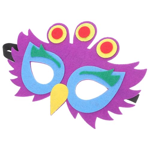 Beaupretty 5 Stück Tiermaske Lifelike Peacock Maske für Halloween Cosplay Elastisch Leicht für Feste Partys Lustige Tiermasken von Beaupretty
