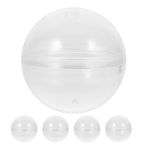Beaupretty 5 Stück Transparente Runde Kapseln Leere Boxen für Automaten und Bastelprojekte Hohe Füllkugeln für Süßigkeiten und Dekoration Beaupretty 5 Stück Transparente Runde Kapseln Leere Boxen für Automaten und Bastelprojekte Hohe Füllkugeln für Süßigkeiten und Dekoration von Beaupretty
