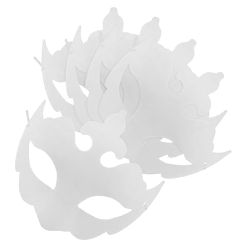 Beaupretty 5 Stück handbemalte leere Masken für Party Halloween- Karneval Tanzmaskenmasse Maskerade Masken Masse malen Partymaske Papier Weiß Beaupretty 5 Stück handbemalte leere Masken für Party Halloween- Karneval Tanzmaskenmasse Maskerade Masken Masse malen Partymaske Papier Weiß von Beaupretty