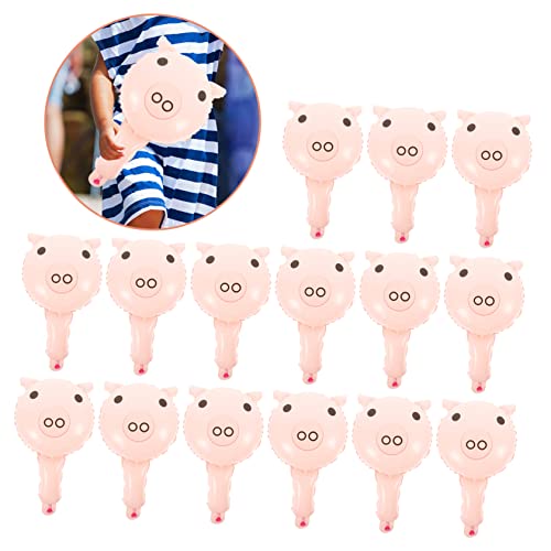 Beaupretty 50 Stück Aufblasbare Schweine Folienballons Partydeko Niedliche Tier Luftballons aus Aluminiumfolie Wiederverwendbar für Kindergeburtstag Fotorequisite und Raumdekoration von Beaupretty