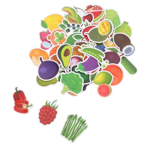 Beaupretty 50 Stück Cartoon Obst und Gemüse Aufkleber für Dekorative und Lehrreiche Wandaufkleber für Klassenzimmer und Persönliche Gegenstände Geruchlos und Spielerisch Beaupretty 50 Stück Cartoon Obst und Gemüse Aufkleber für Dekorative und Lehrreiche Wandaufkleber für Klassenzimmer und Persönliche Gegenstände Geruchlos und Spielerisch von Beaupretty