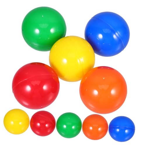 Beaupretty 50 Stück Lotteriekugeln zum Öffnen Bunte Glatte Kunststoffbälle Wiederverwendbar für Verlosungen Tombola Partyspiele Vielseitig Nutzbar Leicht und Handlich von Beaupretty
