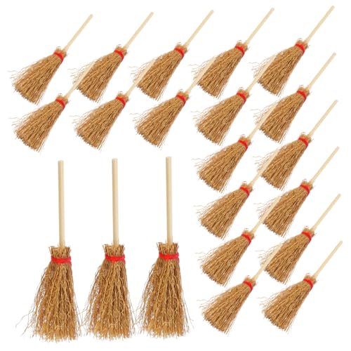 Beaupretty 50 Stück Mini Holzbesen Dekoration Rot DIY Set für Puppenhaus Garten Halloween Hexenbesen Figuren Handgefertigt für Miniatur Landschaft Beaupretty 50 Stück Mini Holzbesen Dekoration Rot DIY Set für Puppenhaus Garten Halloween Hexenbesen Figuren Handgefertigt für Miniatur Landschaft von Beaupretty