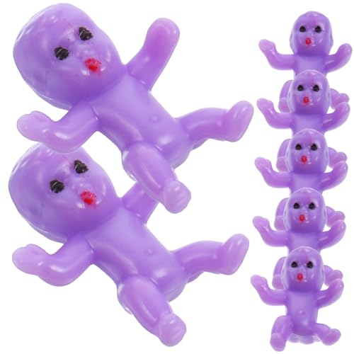 Beaupretty 50 Stück Mini Plastikkinder Realistisch Kleine Babypuppen für Shower Partydekorationen Kunststofffiguren Langlebig und Vielseitig für Kuchen und Miniaturen von Beaupretty