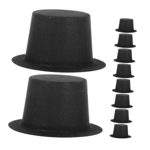 Beaupretty 50 Stück Mini Schwarze Clown Hüte aus PVC Flock Miniatur Top Hats für DIY Weihnachtsdeko Schneemann Bastelprojekte Kreative Partyaccessoires und Heimdekoration Beaupretty 50 Stück Mini Schwarze Clown Hüte aus PVC Flock Miniatur Top Hats für DIY Weihnachtsdeko Schneemann Bastelprojekte Kreative Partyaccessoires und Heimdekoration von Beaupretty