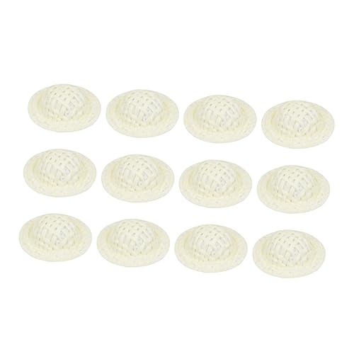 Beaupretty 50 Stück Miniatur Hüte für DIY Handwerk Hüte für Puppen Bastelmaterial für Kreative Projekte und Schulkunst für Puppen Bären und Mehr von Beaupretty
