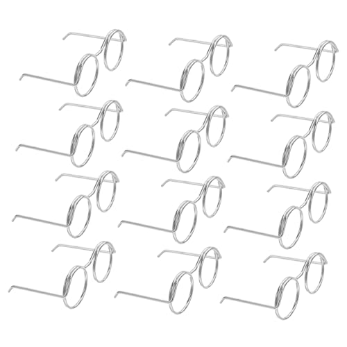 Beaupretty 50 Stück Miniatur Puppenbrillen aus Metalldraht Silber Filigrane Mini-Puppenbrille für Puppenhaus Deko Vielseitige DIY Bastelaccessoires zur Kreativen Gestaltung und Fotografie Beaupretty 50 Stück Miniatur Puppenbrillen aus Metalldraht Silber Filigrane Mini-Puppenbrille für Puppenhaus Deko Vielseitige DIY Bastelaccessoires zur Kreativen Gestaltung und Fotografie von Beaupretty