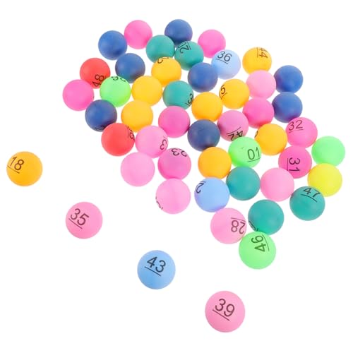 Beaupretty 50 Stück Nummerierte Kunststoff Kugeln Wiederverwendbare Bunte Party und Spielbälle mit Zahlen Kompakte Strapazierfähig für Ziehungen und Unterhaltung Beaupretty 50 Stück Nummerierte Kunststoff Kugeln Wiederverwendbare Bunte Party und Spielbälle mit Zahlen Kompakte Strapazierfähig für Ziehungen und Unterhaltung von Beaupretty