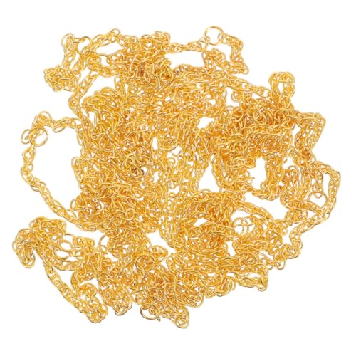 Beaupretty 50 Stück Puppen Schmuck Mini Halsketten für Puppen Bunte Langlebige Ketten Modisches Zubehör für Spielzeugpuppen Robuste Mini Kettenglieder für Puppenmode und Rollenspiele von Beaupretty