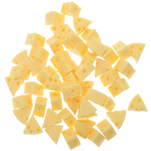 Beaupretty 50 Stück Simulierte Käsemodelle aus Harz Mini DIY Dekorationen für Haus Puppenhaus Handyzubehör Lebensmittelechte Textur Realistische Miniatur käsedeko Gelb Beaupretty 50 Stück Simulierte Käsemodelle aus Harz Mini DIY Dekorationen für Haus Puppenhaus Handyzubehör Lebensmittelechte Textur Realistische Miniatur käsedeko Gelb von Beaupretty