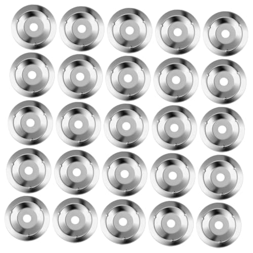 Beaupretty 50 Stück Tambourin Ersatzringe aus Metall Durchmesser Innenloch Kupferbecken mit Klarem Langlebige Trommelzubehör für Schlagzeug und Percussion Vielseitig Einsetzbar von Beaupretty