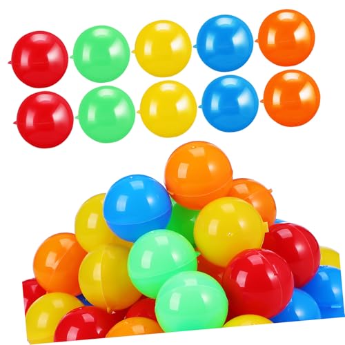 Beaupretty 50 Stück Teiliges Hohle Tombola Bälle in Rot Gelb Grün Orange Blau Leichte Plastik Kugeln zum Befüllen für Partyspiele Familien und Schulaktivitäten Vielseitig Einsetzbar Beaupretty 50 Stück Teiliges Hohle Tombola Bälle in Rot Gelb Grün Orange Blau Leichte Plastik Kugeln zum Befüllen für Partyspiele Familien und Schulaktivitäten Vielseitig Einsetzbar von Beaupretty