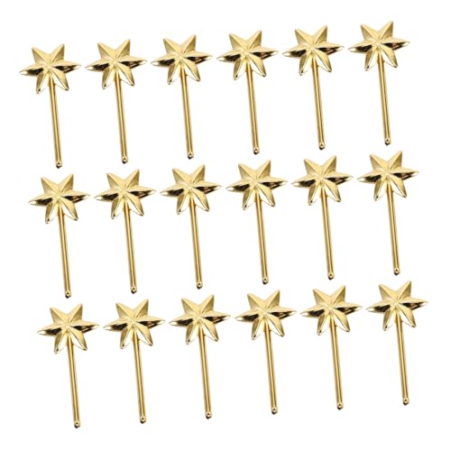 Beaupretty 50 Stück Teiliges Mini Hexagramm Requisiten Goldfarbene DIY Bastelstäbe Innovative Form Vielseitig für Dekoration und Bastelprojekte Langlebig und Detailreich Gestaltet von Beaupretty