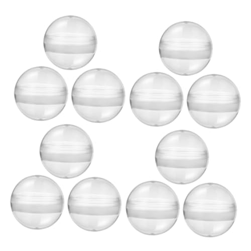 Beaupretty 50 Stück Transparente Kunststoffkugeln Befüllbare Spielzeugkapseln für Kaugummiautomaten Vielseitige Verpackungskugeln für Süßigkeiten Sammlerstücke Partydekorationen Langlebig von Beaupretty